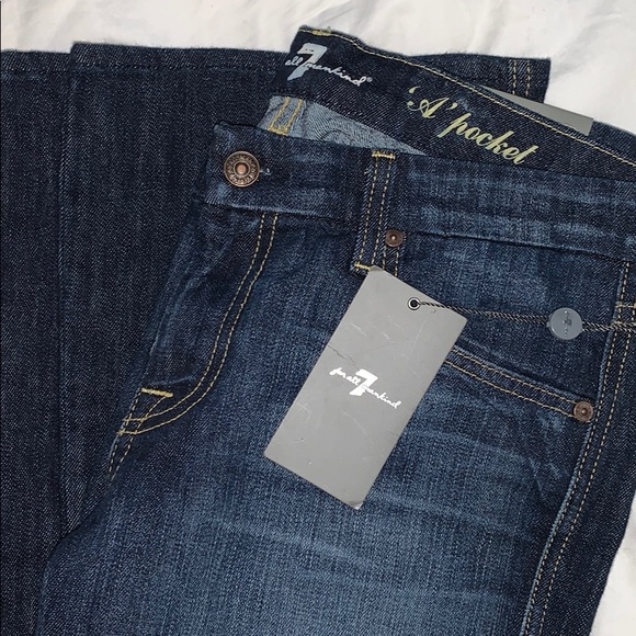 NWT 7 For All Man Kind ‘A’ Pocket Flare Leg Jeans - Picture 3 of 5